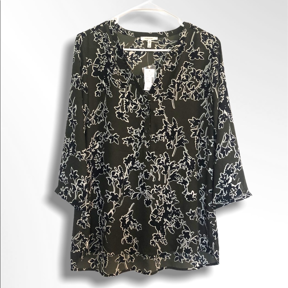 NWT Green Polyester Mid Sleeve